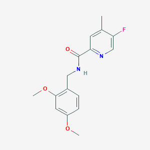 N-[(2,4-Dimethoxyphenyl)methyl]-5-fluoro-4-methylpyridine-2-carboxamide