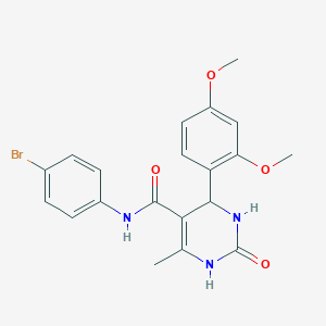 N-(4-bromophenyl)-4-(2,4-dimethoxyphenyl)-6-methyl-2-oxo-1,2,3,4-tetrahydropyrimidine-5-carboxamide