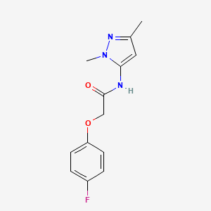 N-(1,3-dimethyl-1H-pyrazol-5-yl)-2-(4-fluorophenoxy)acetamide
