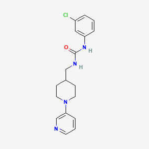 1-(3-Chlorophenyl)-3-((1-(pyridin-3-yl)piperidin-4-yl)methyl)urea