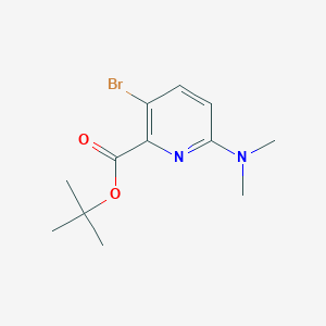 Tert-butyl 3-bromo-6-(dimethylamino)pyridine-2-carboxylate
