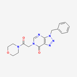 3-benzyl-6-(2-morpholino-2-oxoethyl)-3H-[1,2,3]triazolo[4,5-d]pyrimidin-7(6H)-one