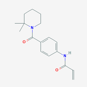N-[4-(2,2-Dimethylpiperidine-1-carbonyl)phenyl]prop-2-enamide