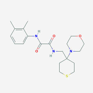 molecular formula C20H29N3O3S B2540268 N'-(2,3-dimethylphenyl)-N-{[4-(morpholin-4-yl)thian-4-yl]methyl}ethanediamide CAS No. 2380182-43-2
