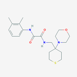 N'-(2,3-Dimethylphenyl)-N-[(4-morpholin-4-ylthian-4-yl)methyl]oxamide