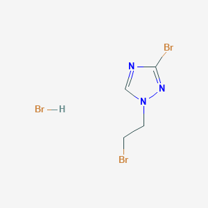 3-bromo-1-(2-bromoethyl)-1H-1,2,4-triazole hydrobromide