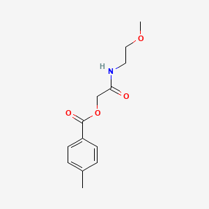 2-((2-Methoxyethyl)amino)-2-oxoethyl 4-methylbenzoate