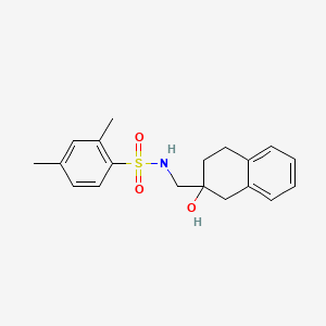N-((2-hydroxy-1,2,3,4-tetrahydronaphthalen-2-yl)methyl)-2,4-dimethylbenzenesulfonamide