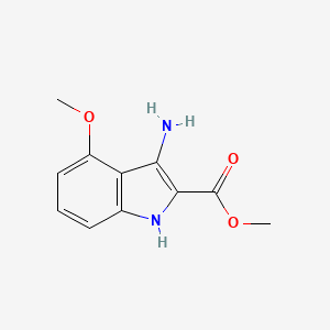 methyl 3-amino-4-methoxy-1H-indole-2-carboxylate