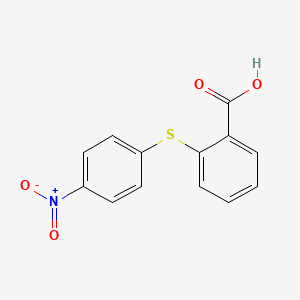 molecular formula C13H9NO4S B2540548 2-(4-Nitrophenylthio)benzoic acid CAS No. 20904-30-7