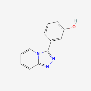 molecular formula C12H9N3O B2540611 3-([1,2,4]Triazolo[4,3-a]pyridin-3-yl)phenol CAS No. 1401319-10-5