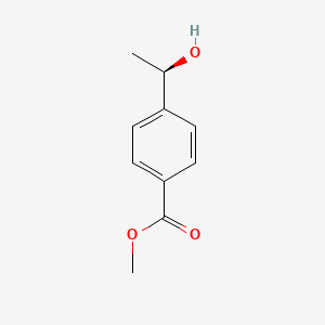 molecular formula C10H12O3 B2540640 methyl 4-[(1R)-1-hydroxyethyl]benzoate CAS No. 129446-47-5