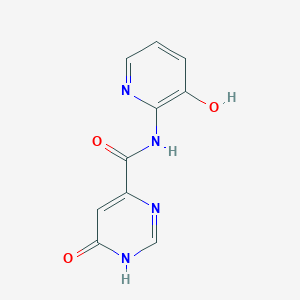 6-hydroxy-N-(3-hydroxypyridin-2-yl)pyrimidine-4-carboxamide