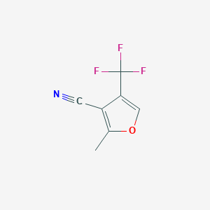 2-Methyl-4-(trifluoromethyl)furan-3-carbonitrile