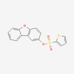 Dibenzofuran-2-yl thiophene-2-sulfonate