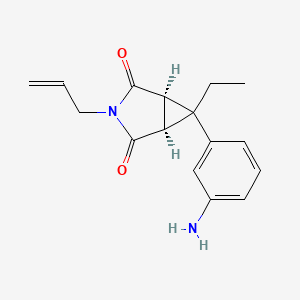 (1R,5S,6r)-3-allyl-6-(3-aminophenyl)-6-ethyl-3-azabicyclo[3.1.0]hexane-2,4-dione