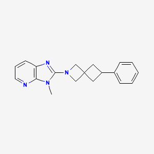 3-Methyl-2-(6-phenyl-2-azaspiro[3.3]heptan-2-yl)imidazo[4,5-b]pyridine