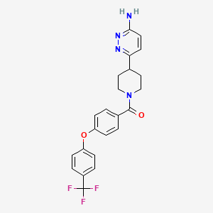 molecular formula C23H21F3N4O2 B2540885 BI-749327 