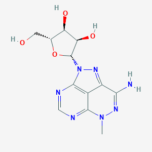 8-Amino-6(N)-methyl-2-ribofuranosyl-1,2,3,5,6,7-hexaazaacenaphthylene