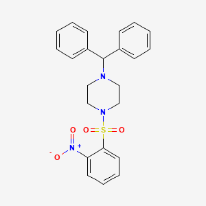 1-Benzhydryl-4-((2-nitrophenyl)sulfonyl)piperazine
