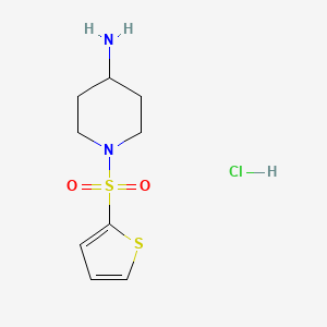 1-(Thiophene-2-sulfonyl)piperidin-4-amine hydrochloride