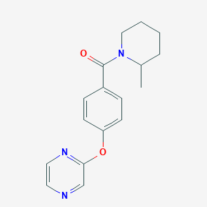 (2-Methylpiperidino)[4-(2-pyrazinyloxy)phenyl]methanone