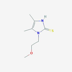 1-(2-methoxyethyl)-4,5-dimethyl-1H-imidazole-2-thiol