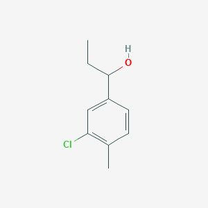 molecular formula C10H13ClO B2541041 1-(3-chloro-4-methylphenyl)propan-1-ol CAS No. 1270583-39-5