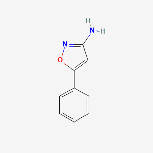 molecular formula C9H8N2O B2541051 5-phenylisoxazol-3-amine CAS No. 6455-31-8