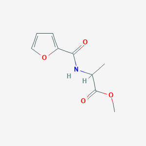 molecular formula C9H11NO4 B2541062 methyl 2-(furan-2-ylformamido)propanoate CAS No. 2188260-80-0