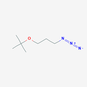 molecular formula C7H15N3O B2541276 1-Azido-3-(tert-butoxy)propane CAS No. 1307854-16-5
