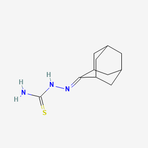 molecular formula C11H17N3S B2541309 (2-Adamantylideneamino)thiourea CAS No. 73405-11-5