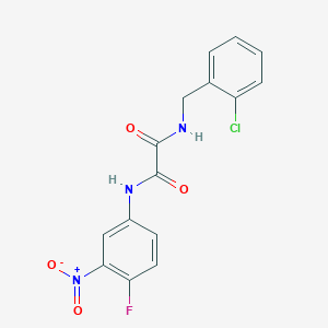 N1-(2-chlorobenzyl)-N2-(4-fluoro-3-nitrophenyl)oxalamide