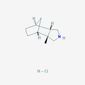 (1R,2R,6S,7S)-2-Methyl-4-azatricyclo[5.2.1.02,6]decane;hydrochloride