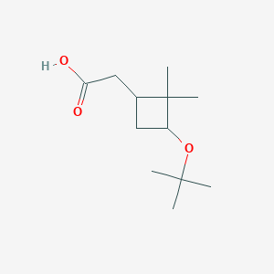 2-(3-(tert-Butoxy)-2,2-dimethylcyclobutyl)acetic acid