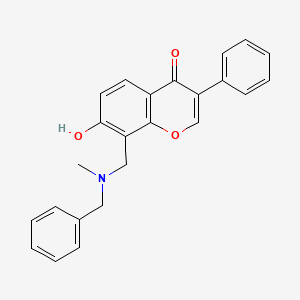 8-{[benzyl(methyl)amino]methyl}-7-hydroxy-3-phenyl-4H-chromen-4-one