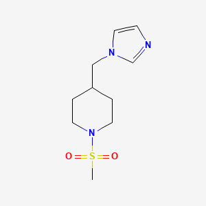 4-((1H-imidazol-1-yl)methyl)-1-(methylsulfonyl)piperidine