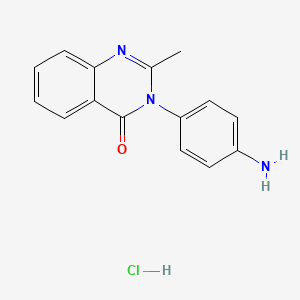 3-(4-Amino-phenyl)-2-methyl-3H-quinazolin-4-one hydrochloride