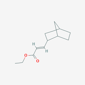 molecular formula C12H18O2 B2541449 Ethyl 3-{bicyclo[2.2.1]heptan-2-yl}prop-2-enoate CAS No. 1807920-92-8
