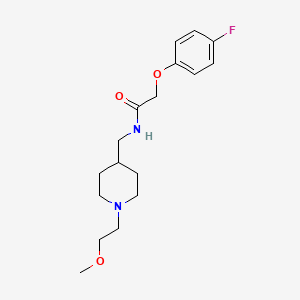 B2541489 2-(4-fluorophenoxy)-N-((1-(2-methoxyethyl)piperidin-4-yl)methyl)acetamide CAS No. 953992-00-2