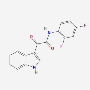 B2541584 N-(2,4-difluorophenyl)-2-(1H-indol-3-yl)-2-oxoacetamide CAS No. 946387-17-3