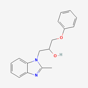 1-(2-methyl-1H-benzimidazol-1-yl)-3-phenoxypropan-2-ol
