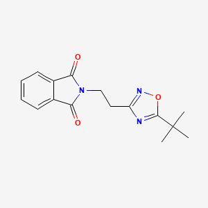 2-(2-(5-(Tert-butyl)-1,2,4-oxadiazol-3-yl)ethyl)isoindoline-1,3-dione