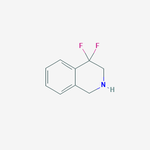 molecular formula C9H9F2N B2541717 4,4-Difluoro-1,2,3,4-tetrahydroisoquinoline CAS No. 537033-81-1