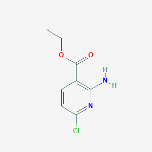 molecular formula C8H9ClN2O2 B2541794 Ethyl 2-amino-6-chloronicotinate CAS No. 936344-72-8