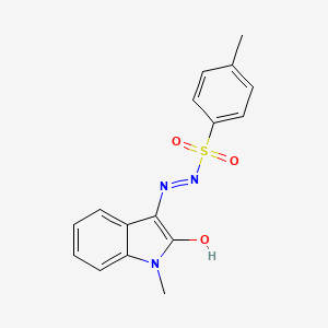 B2541820 4-methyl-N'-(1-methyl-2-oxo-1,2-dihydro-3H-indol-3-yliden)benzenesulfonohydrazide CAS No. 1802571-63-6