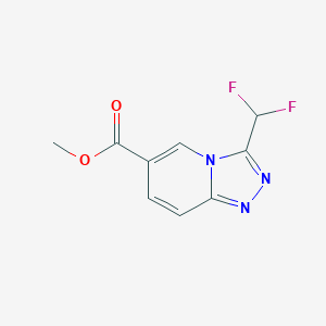 Methyl 3-(difluoromethyl)-[1,2,4]triazolo[4,3-A]pyridine-6-carboxylate