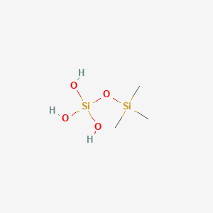 molecular formula C3H12O4Si2 B025420 Silicic acid, trimethylsilyl ester CAS No. 104133-09-7