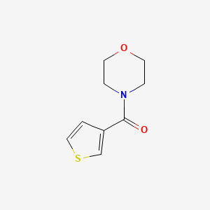 molecular formula C9H11NO2S B2542033 4-[(Thiophen-3-yl)carbonyl]morpholine CAS No. 1090955-28-4