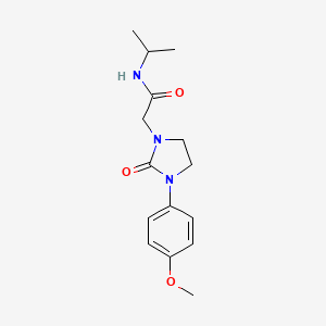N-isopropyl-2-(3-(4-methoxyphenyl)-2-oxoimidazolidin-1-yl)acetamide